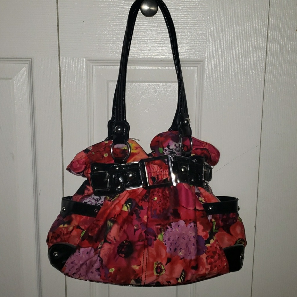 Wilson's leather floral purse